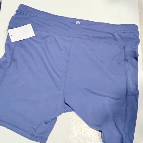 COTTON ON Trendy Plus Size Active Ultra Soft Pocket Bike Shorts size 18 blue new - Picture 4 of 6